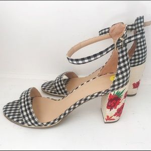 Gingham heels